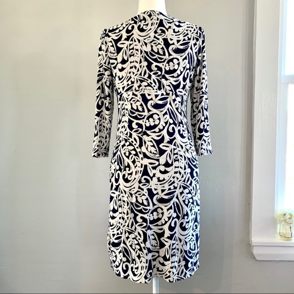 Ralph Lauren Navy and White Dress - Picture 3 of 5